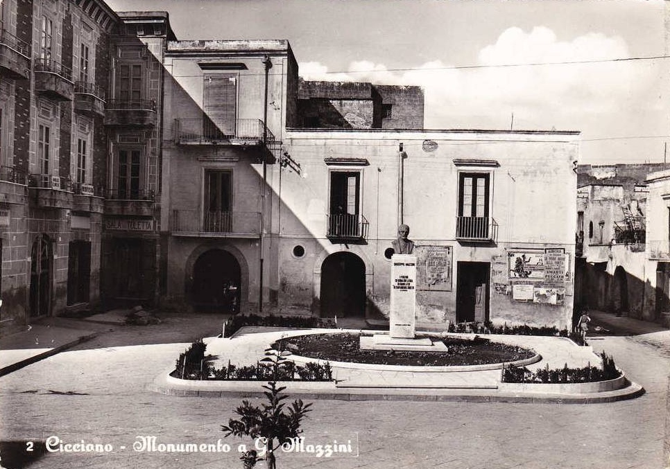 Cicciano (Na), Monumento a Mazzini